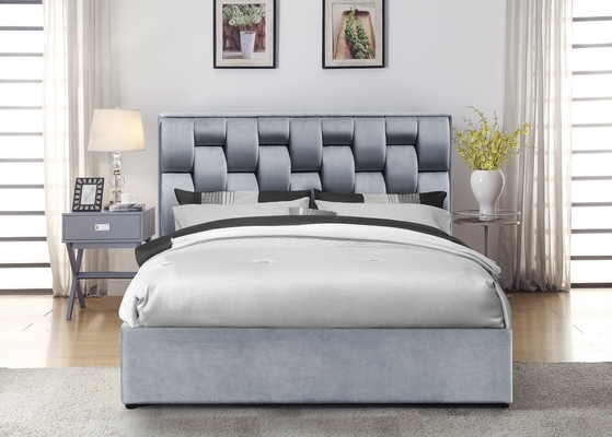 Δίδυμο μέγεθος επικαλυμμένο λινό Bedframe υφάσματος με τον ανελκυστήρα αερίου