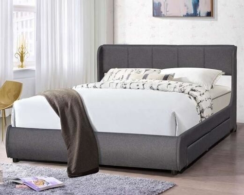 Σύγχρονο Headboard κρεβατιών πλατφορμών βασιλιάδων επικαλυμμένο μέγεθος άνετο κρεβάτι