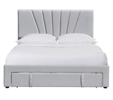 80 X 60 ίντσες Τυλιγμένο κρεβατάκι Queen Size Λιννό ύφασμα συρτάρι στο πάτωμα