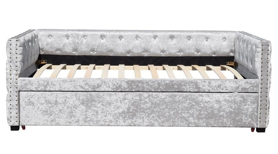 Συντριβή επικαλυμμένο βελούδο Trundle Daybed