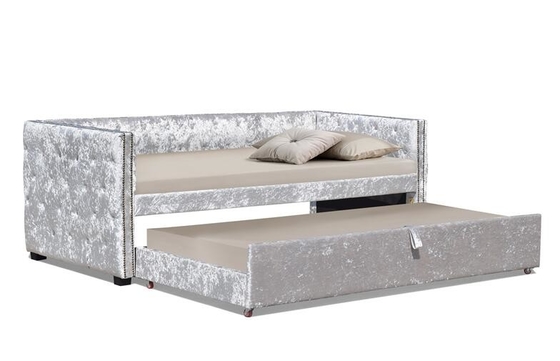 Συντριβή επικαλυμμένο βελούδο Trundle Daybed