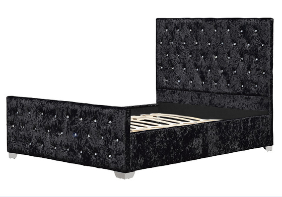 BSCI επικάλυψε το πλαίσιο κρεβατιών με Headboard διαμαντιών το ευρωπαϊκό ύφος που προσαρμόστηκε