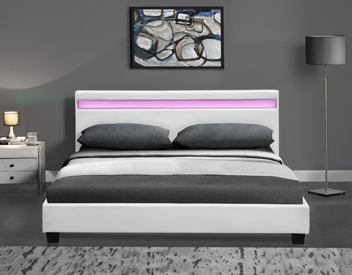 Το επικαλυμμένο πλαίσιο κρεβατιών των RGB οδηγήσεων πλατφορμών με φτηνό εύκολο φω'των των οδηγήσεων συγκεντρώνει PU το δέρμα