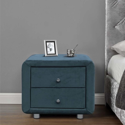 Σκανδιναβικό συρτάρι Nightstand υφάσματος κοντραπλακέ επιτραπέζιας μικρό αποθήκευσης πλευρών συνήθειας
