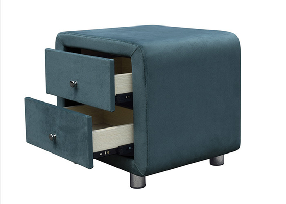 Σκανδιναβικό συρτάρι Nightstand υφάσματος κοντραπλακέ επιτραπέζιας μικρό αποθήκευσης πλευρών συνήθειας