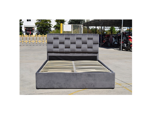 Δίδυμο μέγεθος επικαλυμμένο λινό Bedframe υφάσματος με τον ανελκυστήρα αερίου